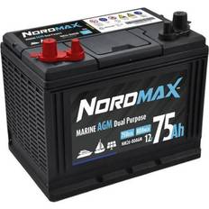 Nordmax Batterier & Laddbart Nordmax Batteri Agm Dual Purpose 75Ah