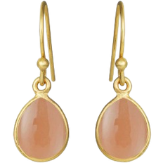 Pierre de Lune Boucles d'oreilles Susanne Friis Bjørner Earrings - Gold/Orange