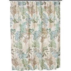 Greenland Home Fashions BathShower Curtain Jade