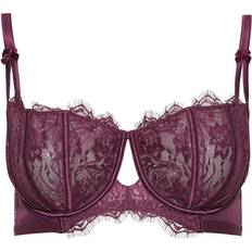 Yours Lace Satin Trim Balcony Bra