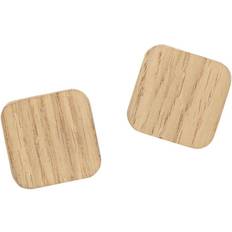 Naga Oak Veneer Super Strong Magnet 2pcs