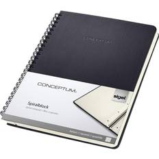 Schwarz Kalender & Notizblöcke Sigel CONCEPTUM hardcover A5 diamant