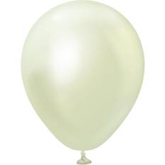 Ballongkungen Premium Mini Latexballoner Chrome Green Gold