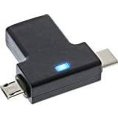 InLine 35804 35804-USB Type A-USB Type C-Micro-USB-Black