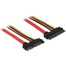 Sata 22 pin DeLock Extension cable SATA 6 Gb/s 22 pin plug pin receptacle