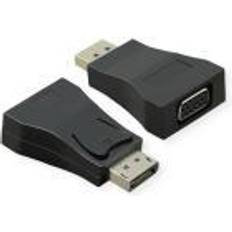 DisplayPort-VGA Kabels Value DisplayPort VGA Adapter DP Male