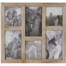 Krystal Rammer Dkd Home Decor Krystal Natur Moutain Træ MDF Ramme