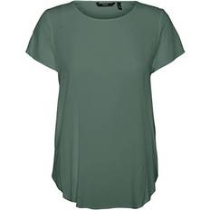 Mujer - Verde Blusas Vero Moda O-Neck Regular Sleeves Top