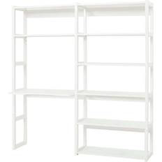 Pine Shelfs HoppeKids Storey Set with 8 Shelves & Writing Board 80cm