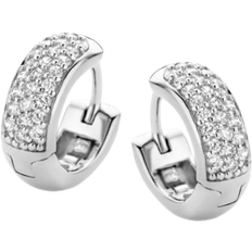 Spirit Icons Øreringe Spirit Icons Vivendi Hoop Earrings - Silver/Transparent