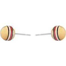 Tommy Hilfiger Logo Stud Earrings - Gold/Silver/White/Red/Black