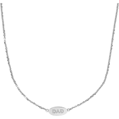 Navnesmykke Halskæder Sistie Fam Dad Necklace - Silver
