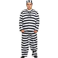 Henbrandt Mens Prisoner Costume