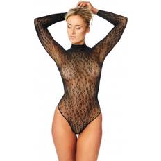 Crotchless Nortie Oda Leopard Crotchless Bodystocking