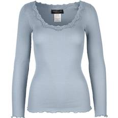 Rosemunde Lace Blouse - Blue Fog