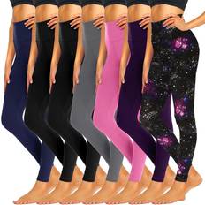 Hiking - Multicolored Clothing Icerose High Waisted Leggings Women 7-pack