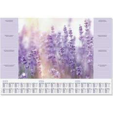 Sous-mains Sigel HO308 Sous-main Fragrant Lavender Calendrier 3 ans Lilas (L x H) 59.5 cm x 41 cm