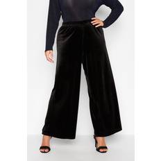 Velvet Wide Leg Trousers