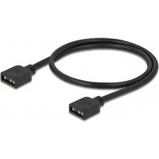 Led rgb 5v DeLock RGB tilslutningskabel 5V RGB belysning 1.5m