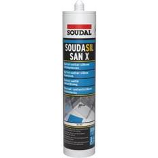 Soudal San X sanitets silicone Ral 9016 3.. 1stk