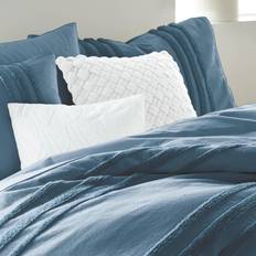 DKNY 'Chenille Stripe' Cotton Duvet Cover