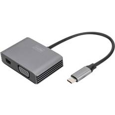 Digitus Videoadapter pin USB-C han