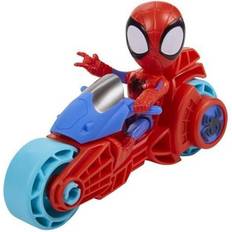 Hasbro Marvel Spidey And His Amazing Friends With Motorcycle Figurine 1 Count