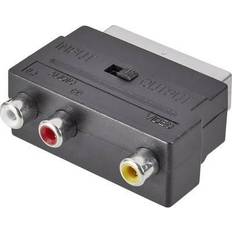 SpeaKa Professional SP-7870340 RCA Adapter [3x RCA-hona hane]