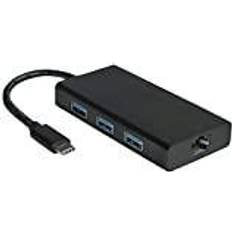 Value USB 3.1 to Gigabit Ethernet Converter + Hub 3x USB 3.2 Gen 1 Type A