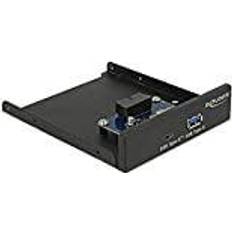 Usb front panel DeLock 3.5" USB 3.1 Gen 1 Front Panel Typ-A Lagrings bay port panel