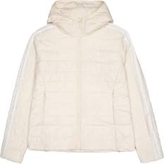 Adidas White Outerwear Adidas Hooded Premium Slim Jacket