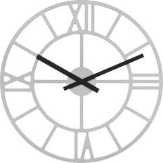 Hermle Hermle 30915-X52100 Large 70cm Round Silver Wall Clock