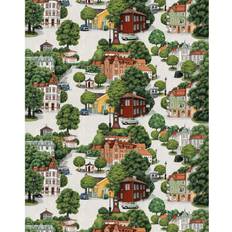Tessuti Arvidssons Textil Sommarstad Verde Tessuto Verde