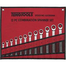 Skralde ringgaffelnøglesæt Teng Tools Ringgaffelnøglesæt skralde 6512RSMM U-ringnøgle