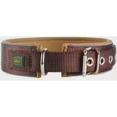 Hunter Reflective Brown Neoprene Dog Collar 45 cm Brown