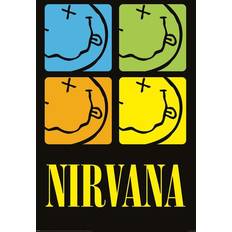 Cheap Posters Pyramid International NIRVANA SMILEY SQUARES Poster