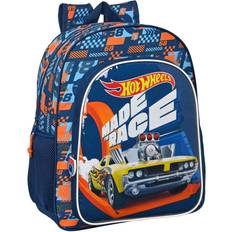 Oranssi Koululaukut Hot Wheels School Bag Speed club Orange Navy Blue (32 x 38 x 12 cm)