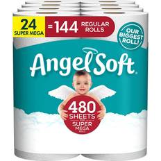 Toilet Papers Angel Soft Super Mega Toilet Paper 24 Rolls