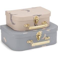 Metaal Kleine Opslagen Konges Sløjd Petit Lapin Suitcases 2-pack