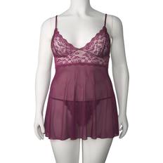 Nortie Basil Bordeaux Babydoll Set