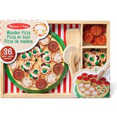 Food Toys Melissa & Doug Pizza Play Food Set with 36 Toppings