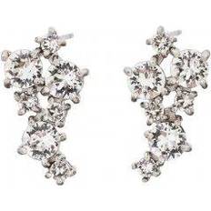 Edblad Leonore Earrings - Silver/Transparent