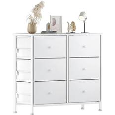 White Chest of Drawers BOLUO B094N9W6TB Chest of Drawer 31.5x28.7"