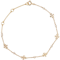 Tory Burch Kira Delicate Chain Bracelet - Gold/Pearl