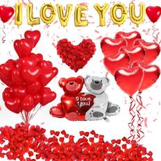 Valentines Day Party Decorations Golray Party Decorations I Love You and Heart Balloons Kit