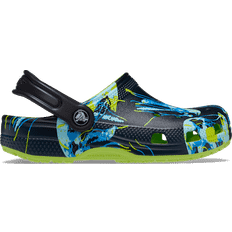 Crocs Toddler Classic Meta Scape Clog - Limeade/Multi