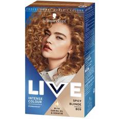 Schwarzkopf LIVE Intense Colour Permanent Blonde Hair Dye Spicy Blonde B09