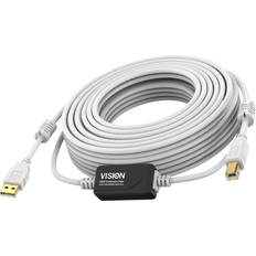 Usb 15m Vision Techconnect USB 2.0 USB-kabel 15m