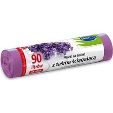 Staples Garbage bags stella lavender 90l wit..