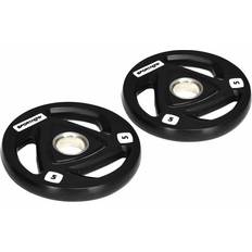 Sportnow Olympic Weight Plates With Tri Grips 2 x 5kg